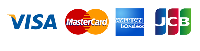Visa Master JCB AE Payment Accepted